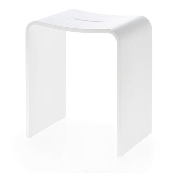 Сидение для ванной DECOR WALTHER Stone Stool белый матовый