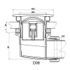 Сифон для душевого поддона RGW Velplex QYD-06 60 черный