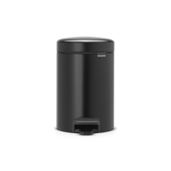 Ведро для мусора BRABANTIA NewIcon 113321 3 л, черный матовый