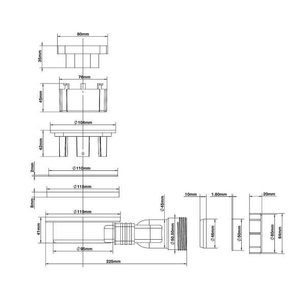 Сифон GROSSMAN Strong GR-S91