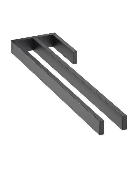 Полотенцедержатель TIMO Petruma 15252/03 двойной black matte