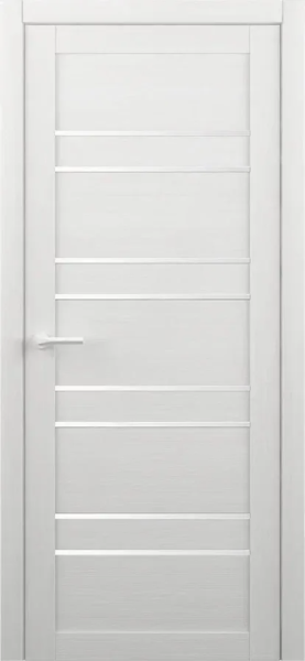 Тренд Т-14 Тренд Дорс дверь межкомнатная EcoTex лиственница белая стекло белое