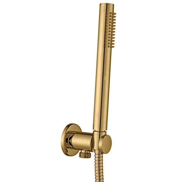 Душевой комплект PAFFONI Light KITLIG015HGSPKING медовое золото брашированное