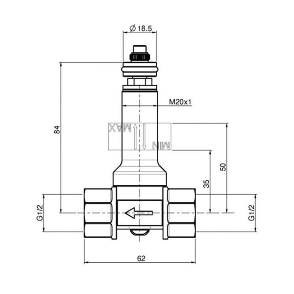 Встраиваемая часть двухвентильного смесителя для раковины FIMA CARLO FRATTINI F2360