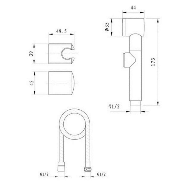 Гигиенический комплект CAPRIGO Parts 99-553-crm