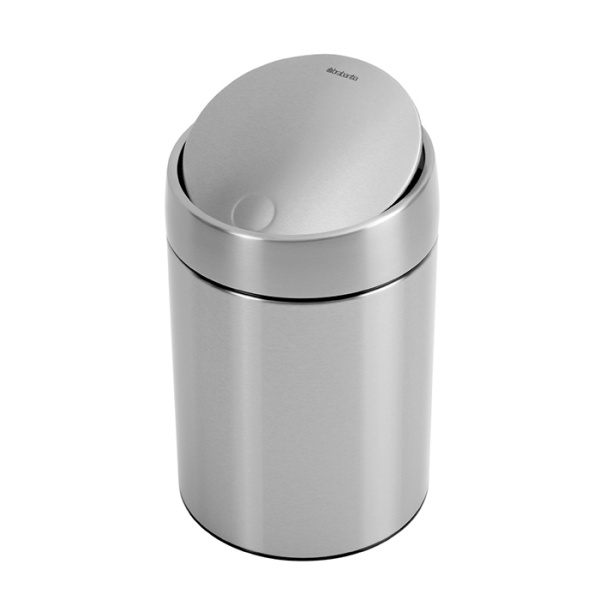Ведро для мусора BRABANTIA Slide Bin 5 л, сталь матовая