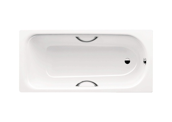 Стальная ванна KALDEWEI Saniform Plus Star Мод.336 170x75 белый+отв.под ручки+anti-slip