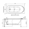 Каркас AQUANET Nord 150x70