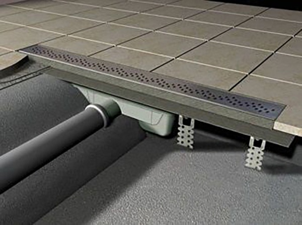 Дренажный канал ALCAPLAST APZ8-550M с решеткой