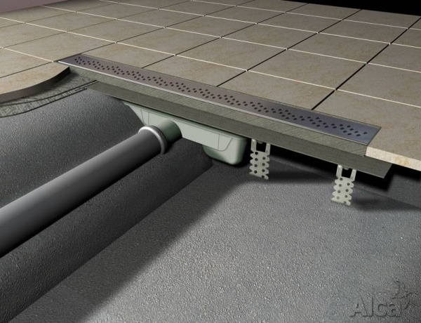 Дренажный канал ALCAPLAST APZ8-650M с решеткой