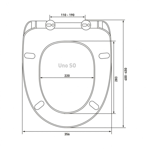 Крышка-сиденье BERGES Uno SO 10103 с микролифтом
