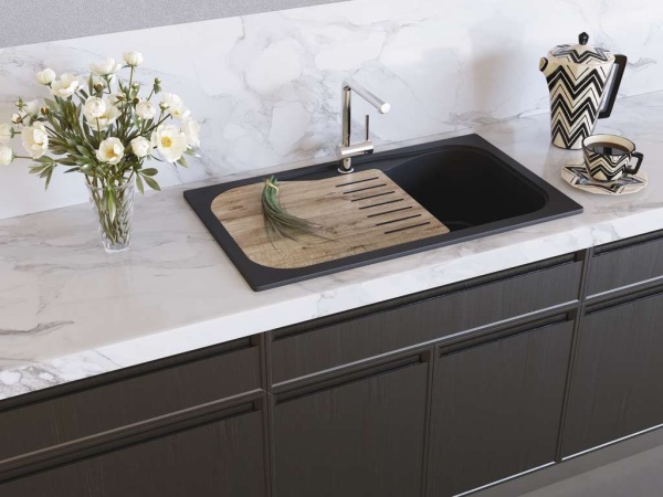 Смеситель для кухни OMOIKIRI Akashi с поворотным изливом OAK-CR-35