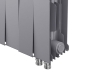 Радиатор ROYAL THERMO PianoForte 200 16С 128/28 НП серебристый матовый
