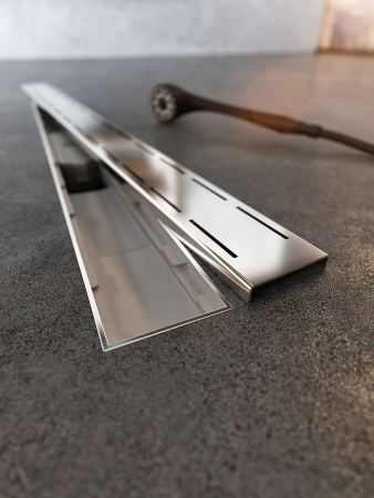 Дренажный канал MCH Line CH 450 L с решеткой и бок. сливом, D40