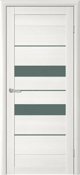 Тренд Т-4 Тренд Дорс дверь межкомнатная EcoTex лиственница белая стекло графитовое