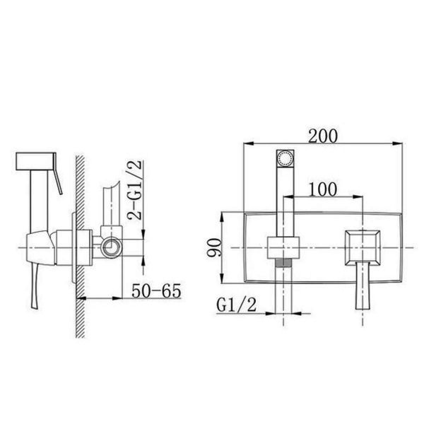 Гигиенический комплект CAPRIGO Diamante 50-130-crm