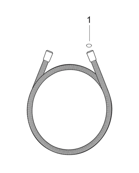 Душевой шланг HANSGROHE Sensoflex 28136000 1,6 м