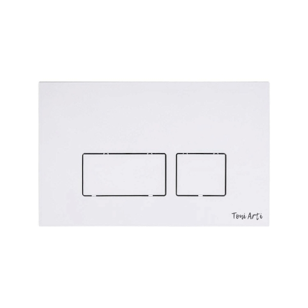 Кнопка смыва TONI ARTI Noche TA-0042 белый глянец