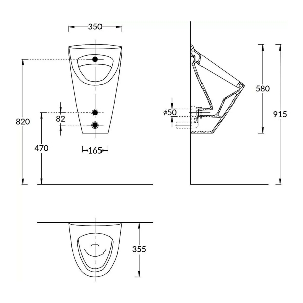 Писсуар подвесной KERAMA MARAZZI Pro