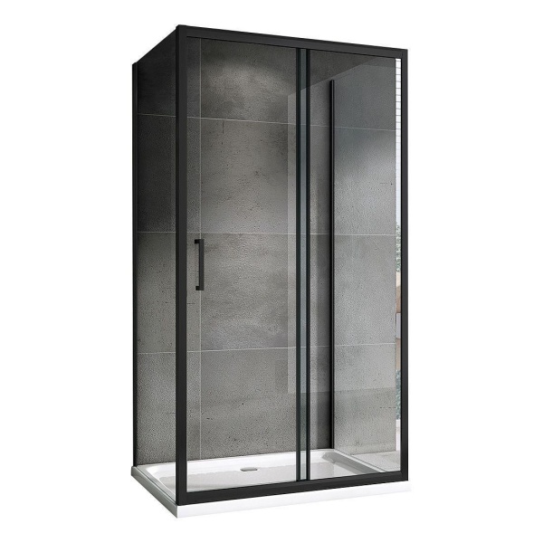 Душевое ограждение ABBER Schwarzer Diamant AG30150B-S50B-S50B 150x50x195