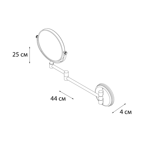 Зеркало косметическое FIXSEN Hotel FX-31021