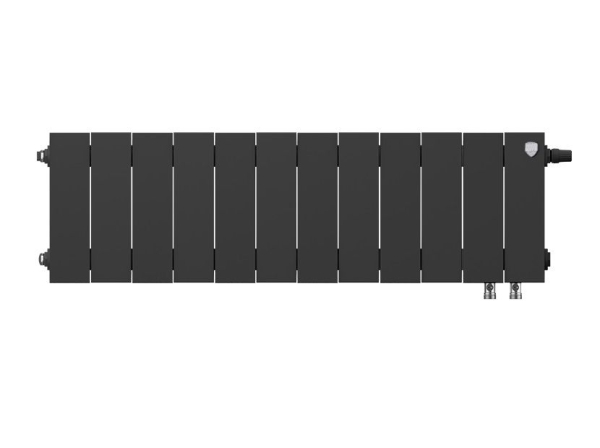 Радиатор ROYAL THERMO PianoForte 200 12С 96/28 НП черный матовый