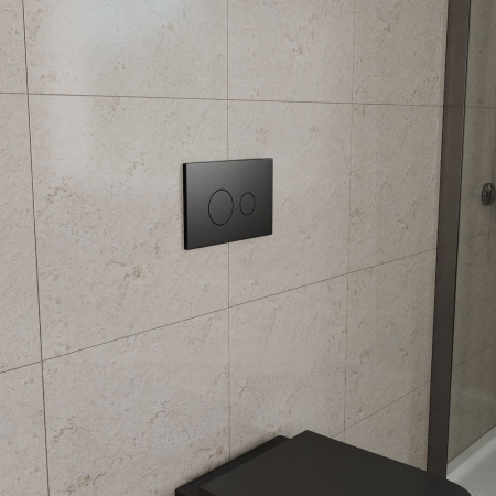 Кнопка смыва TONI ARTI Baglio TA-0084 черный матовый