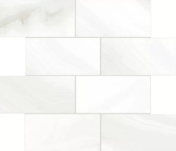 Мозаика 747785 ALABASTRI Madreperla Glossy 7.5x15 Muretto 6mm 30x30
