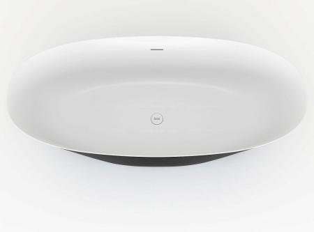 Ванна PLUMBERIA Veloma 170х75 биколор белый/черный матовый