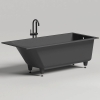 Ванна SALINI Cascata S-Stone 180x80 матовая