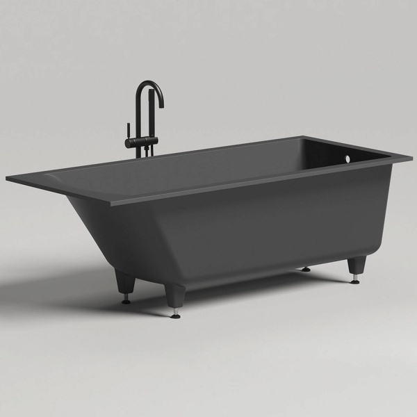 Ванна SALINI Cascata S-Stone 180x80 матовая