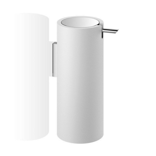 Дозатор жидкого мыла DECOR WALTHER Stone WSP 972254 хром/белый