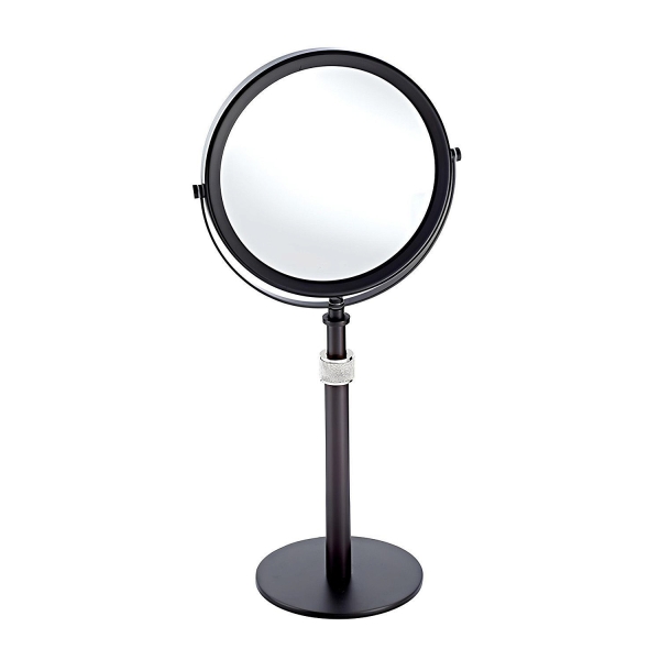 Зеркало косметическое DECOR WALTHER Club SP 13/V с подсветкой 0101060 хром/черный