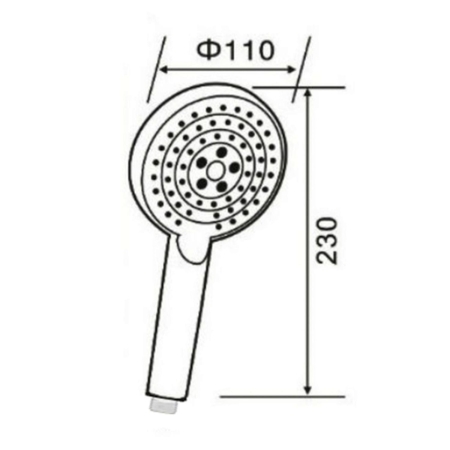 Ручной душ ORANGE O-Shower S02HS