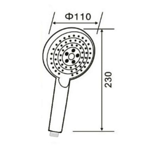Ручной душ ORANGE O-Shower S02HS