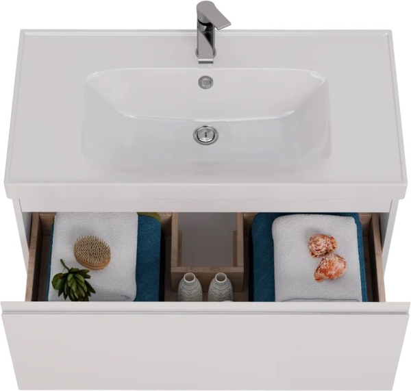 Тумба с раковиной LEMARK Veon Mini 90