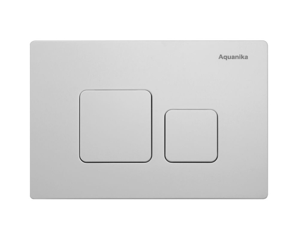 Кнопка смыва AQUANIKA Basic 01.02.22 белая матовая