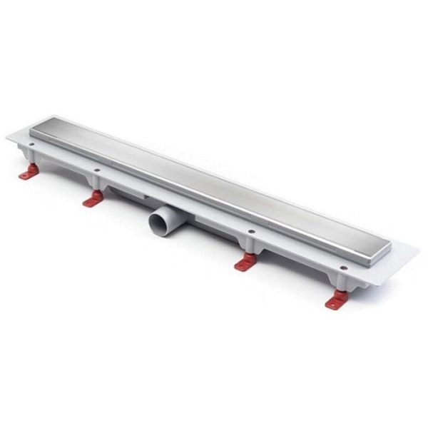Дренажный канал MCH Klasik/Floor CH 950 KN с решеткой, бок. сливом и нерж. рамкой, D40