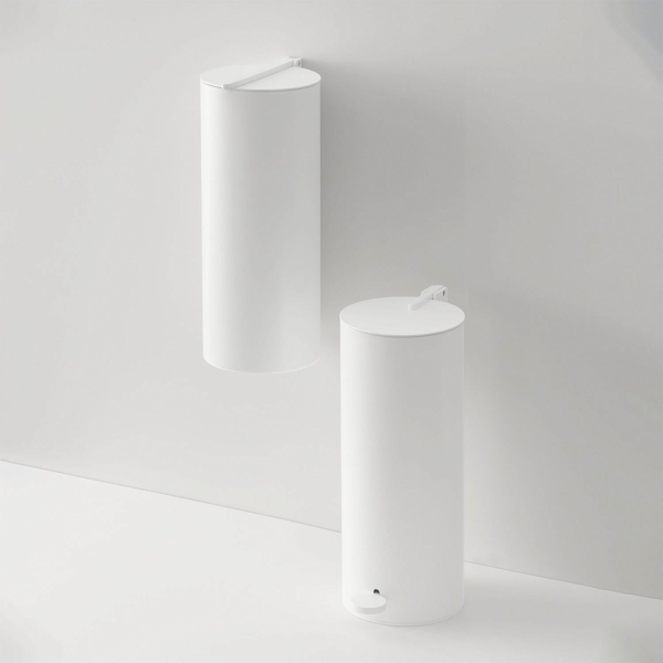 Ведро DECOR WALTHER Universal Bin 3 612750 белый матовый