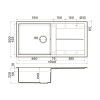 Мойка кухонная OMOIKIRI Sumi 100A leningrad grey