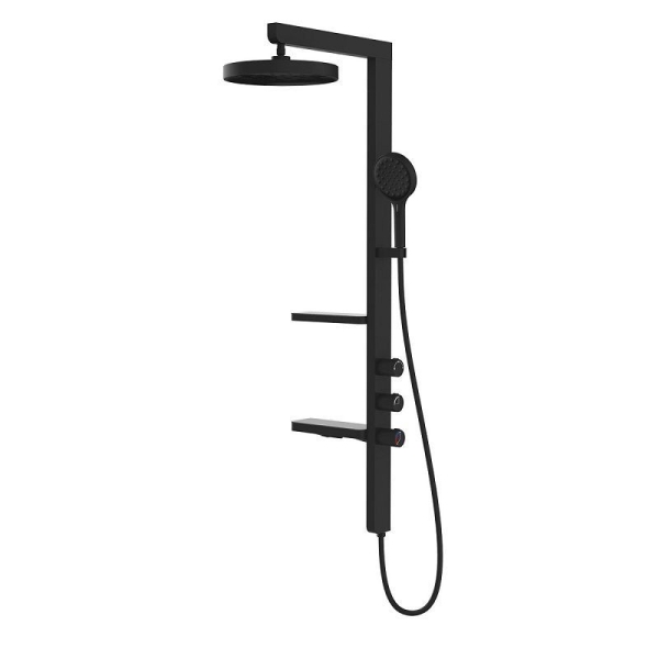 Душевая стойка VINCEA Inspire VSFS-3I11MB черный матовый
