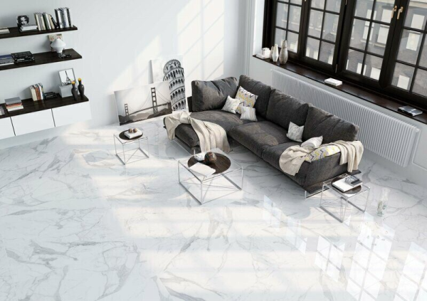 Montis White MN01 белый неполированный керамогранит 60х120см Estima