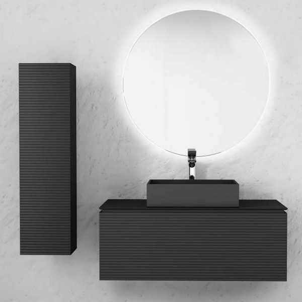 Пенал JORNO Stone 33 антрацит матовый