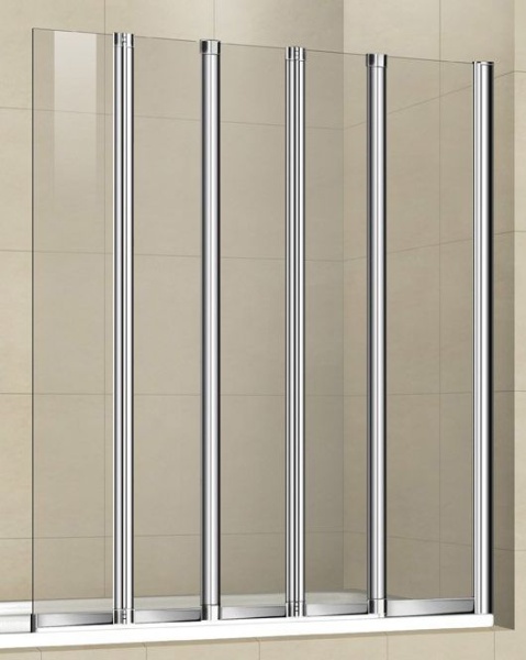 Шторка для ванны CEZARES Pratico V-5 120x140
