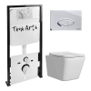 Комплект TONI ARTI TA-01 + Noche с сиденьем с микролифтом, с клавишей Freto TA-0051 АКЦИЯ