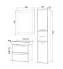Пенал MARKA ONE Visbaden 30 R Black stone