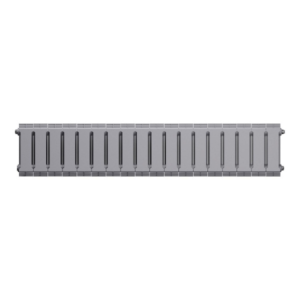 Радиатор ROYAL THERMO PianoForte 200 18С 144/28 БП серебристый матовый