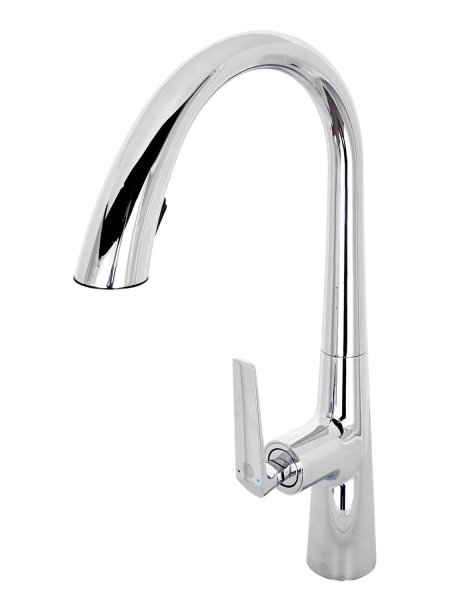 Смеситель для кухни ORANGE Boni с поворотным изливом M15-120cr