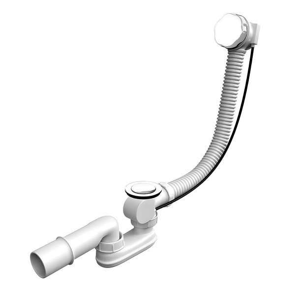 Слив-перелив TONI ARTI TA-BS-120WG белый глянец