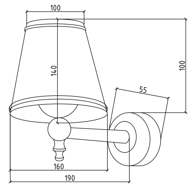 Светильник BOHEME 754 Gold